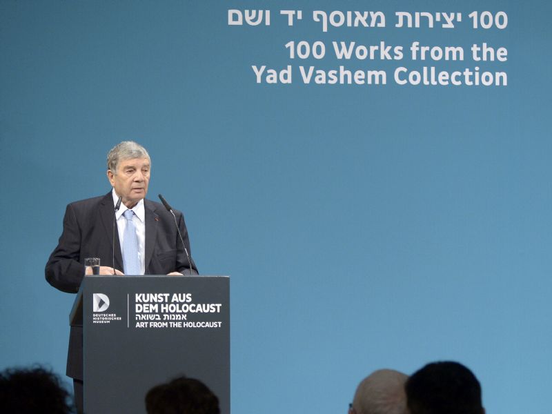 Yad Vashem Chairman Avner Shalev 